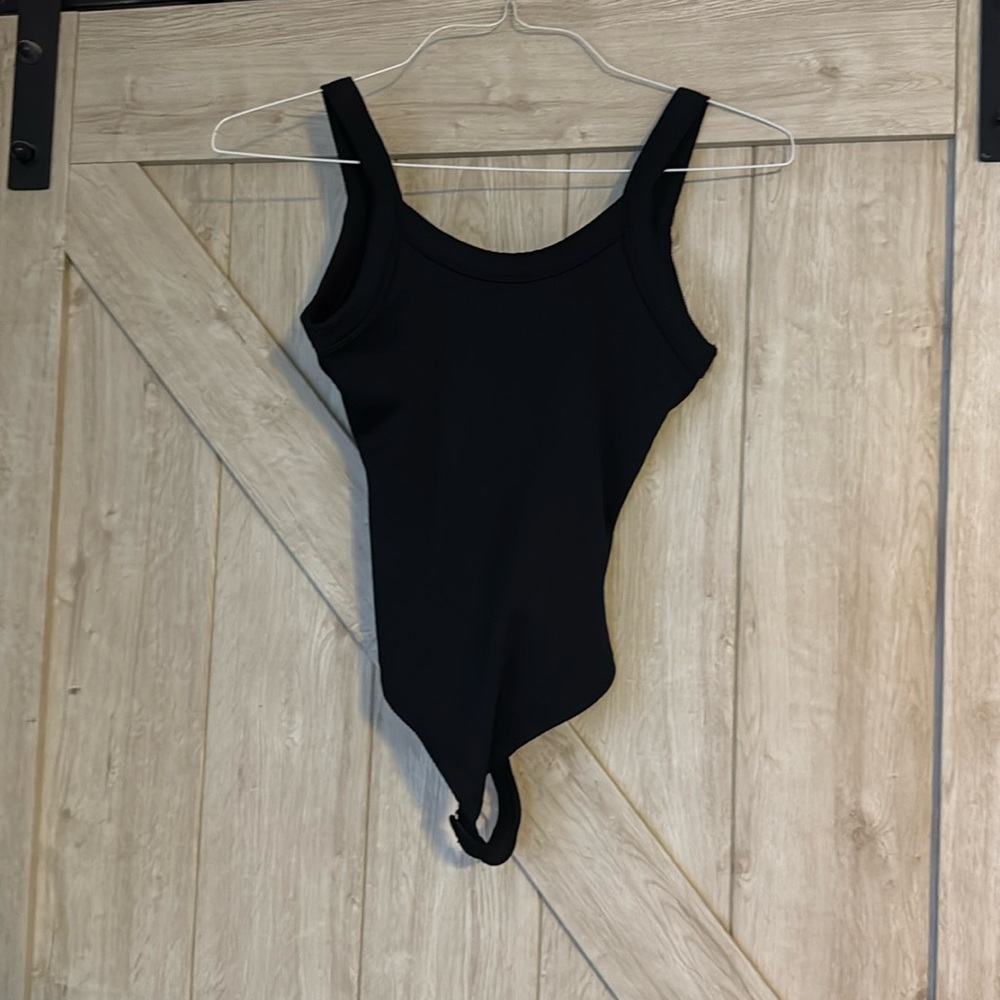 Wild fable black onesie tank top size small